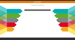 Desktop Screenshot of oranien-strasse.de