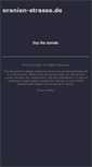 Mobile Screenshot of oranien-strasse.de